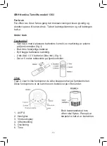 Предварительный просмотр 11 страницы OBH Nordica 1383 Manual