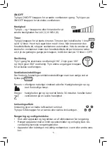 Preview for 5 page of OBH Nordica 1385 Instructions Of Use