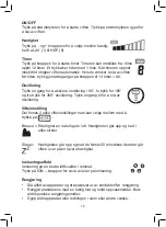 Preview for 15 page of OBH Nordica 1385 Instructions Of Use