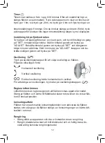 Preview for 12 page of OBH Nordica 1387 Instructions Manual