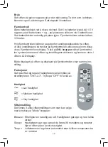 Preview for 17 page of OBH Nordica 1387 Instructions Manual