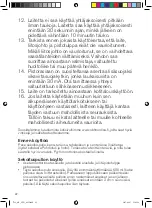 Предварительный просмотр 22 страницы OBH Nordica 174A7762 Instruction Manual