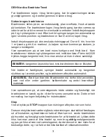 Preview for 3 page of OBH Nordica 2264 Instructions Of Use