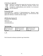 Preview for 11 page of OBH Nordica 2264 Instructions Of Use