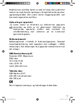 Preview for 15 page of OBH Nordica 2267 Instructions Of Use