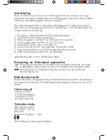 Preview for 7 page of OBH Nordica 2320 Instructions For Use Manual