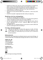 Preview for 6 page of OBH Nordica 2409 Manual