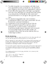 Preview for 14 page of OBH Nordica 3055 Instructions Of Use