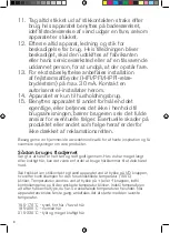 Предварительный просмотр 8 страницы OBH Nordica 3068 Instruction Manual