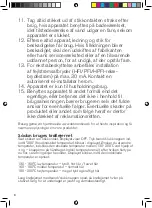 Preview for 8 page of OBH Nordica 3105 Instructions Of Use