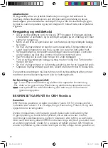 Preview for 24 page of OBH Nordica 3108 Instruction Manual