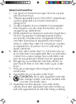 Preview for 13 page of OBH Nordica 3123 Instructions Of Use