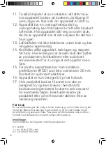 Preview for 14 page of OBH Nordica 3541 Instruction Manual