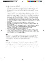 Предварительный просмотр 12 страницы OBH Nordica 4832 Instruction Manual