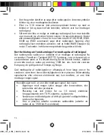 Предварительный просмотр 16 страницы OBH Nordica 4951 User Manual