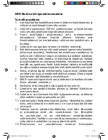 Preview for 15 page of OBH Nordica 6035 Instruction Manual