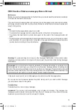 Предварительный просмотр 15 страницы OBH Nordica 6074 Instruction Manual