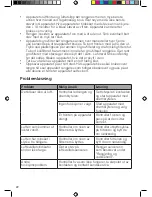 Предварительный просмотр 22 страницы OBH Nordica 6154 Instruction Manual