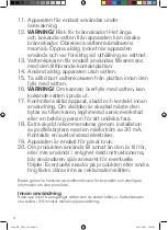 Предварительный просмотр 4 страницы OBH Nordica 6496 Instructions Of Use