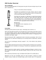 Preview for 6 page of OBH Nordica 6708 Instructions Of Use