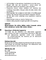 Preview for 7 page of OBH Nordica 6719 Instruction Manual