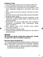 Preview for 25 page of OBH Nordica 6719 Instruction Manual