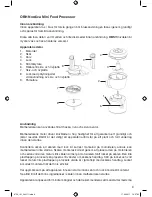 Preview for 9 page of OBH Nordica 6723 User Manual