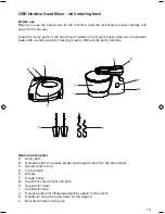 Preview for 19 page of OBH Nordica 6779 Instruction Manual