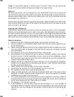 Preview for 21 page of OBH Nordica 6779 Instruction Manual