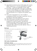 Предварительный просмотр 12 страницы OBH Nordica 6782 Instruction Manual