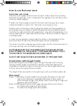 Preview for 21 page of OBH Nordica 6782 Instruction Manual