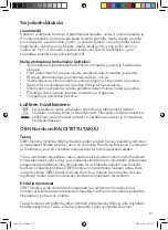 Preview for 21 page of OBH Nordica 6882 Manual