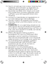 Preview for 9 page of OBH Nordica 6889 Instructions Of Use