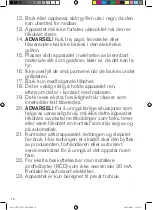 Предварительный просмотр 12 страницы OBH Nordica 6923 Instruction Manual