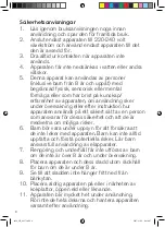 Предварительный просмотр 4 страницы OBH Nordica 6928 Instruction Manual