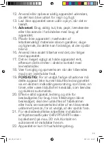 Предварительный просмотр 13 страницы OBH Nordica 6928 Instruction Manual