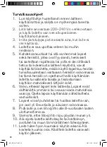 Предварительный просмотр 28 страницы OBH Nordica 6928 Instruction Manual