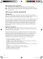 Предварительный просмотр 42 страницы OBH Nordica 6928 Instruction Manual