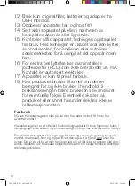 Предварительный просмотр 16 страницы OBH Nordica 7097 Instruction Manual