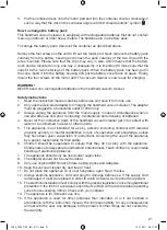 Preview for 21 page of OBH Nordica 7098 Instruction Manual