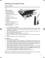 Предварительный просмотр 13 страницы OBH Nordica 7101 Instruction Manual