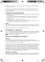 Предварительный просмотр 16 страницы OBH Nordica 7714 Instruction Manual