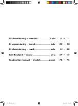 Preview for 2 page of OBH Nordica 7941 Instruction Manual