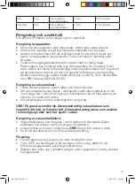 Preview for 17 page of OBH Nordica 7941 Instruction Manual