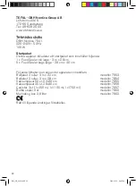 Preview for 22 page of OBH Nordica 7941 Instruction Manual