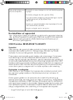 Preview for 39 page of OBH Nordica 7941 Instruction Manual