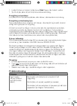 Preview for 17 page of OBH Nordica 7944 Instructions Of Use