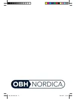 Preview for 15 page of OBH Nordica 8110 Instruction Manual