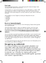 Preview for 7 page of OBH Nordica 8209 Manual