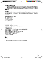 Preview for 27 page of OBH Nordica 9835 Instruction Manual